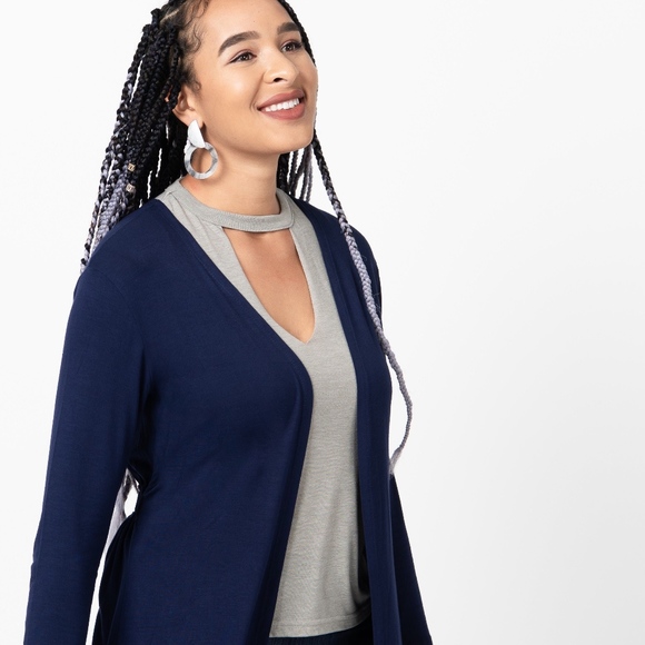 Agnes & Dora | Country Road Cardigan Navy - Picture 2 of 4